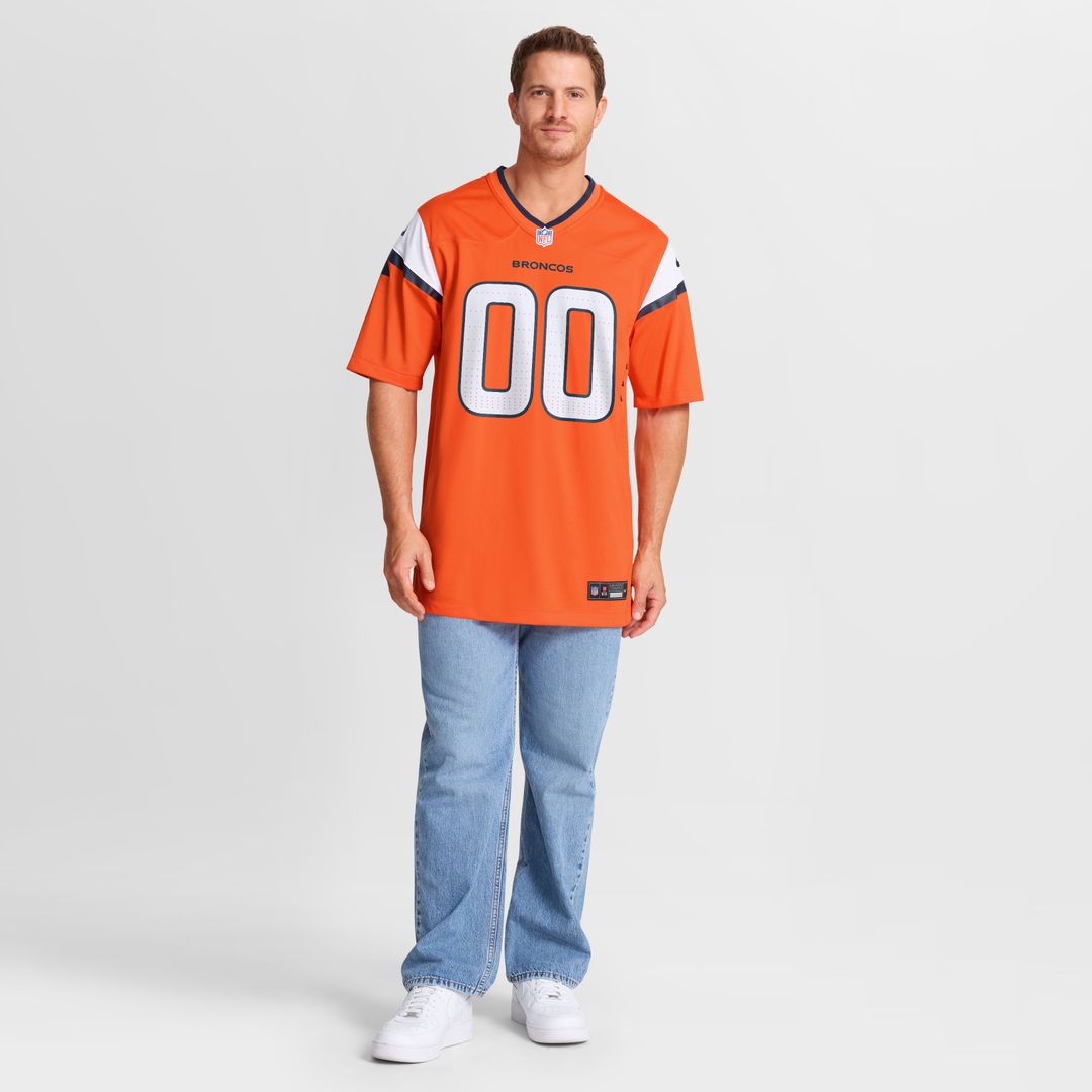 Denver Broncos Nike Custom Game Jersey - White