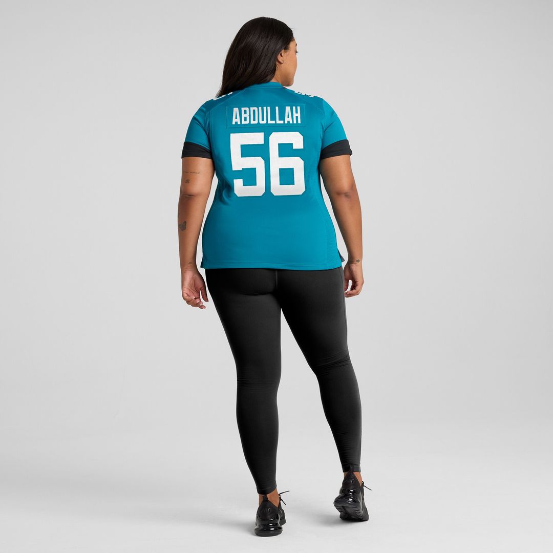 Yasir Abdullah Jacksonville Jaguars Nike Women's Team Game Jersey -  Teal