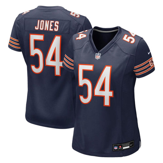 Logan Jones Chicago Bears Nike Women's Team Game Jersey - Navy