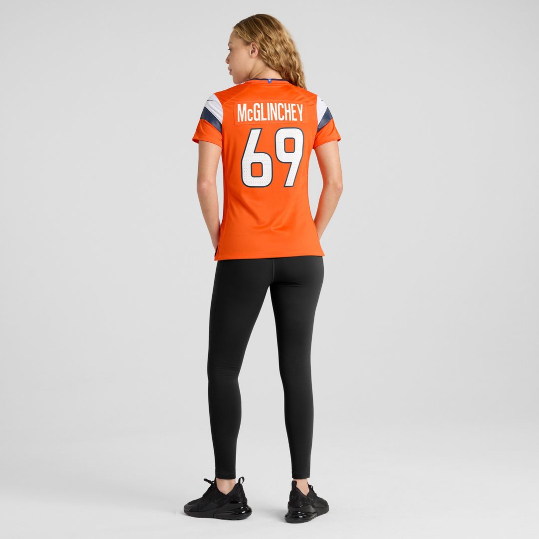 Mike McGlinchey Denver Broncos Nike Women's Team Game Jersey -  Orange