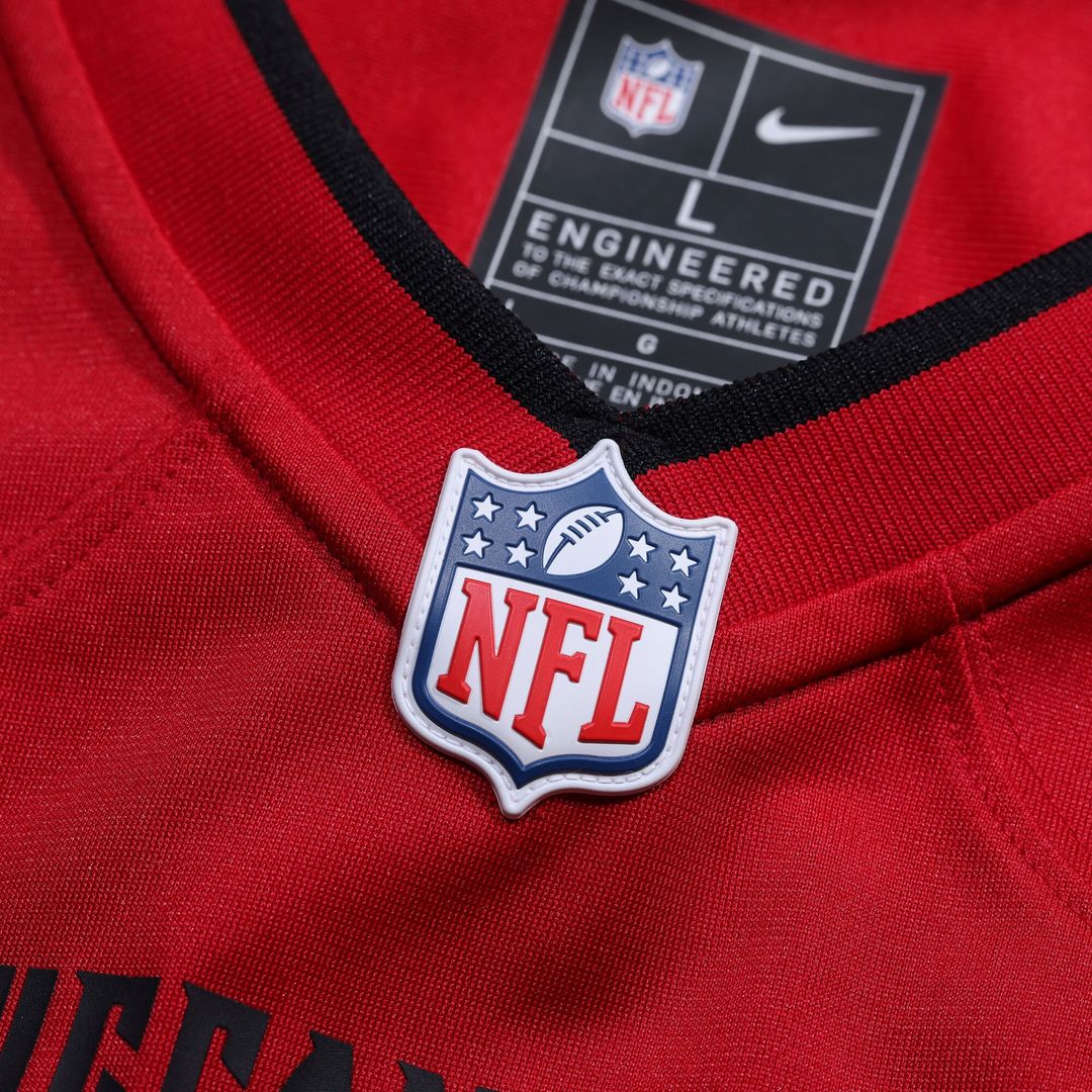 Bucky Irving Tampa Bay Buccaneers Nike Alternate Game Jersey -  Pewter